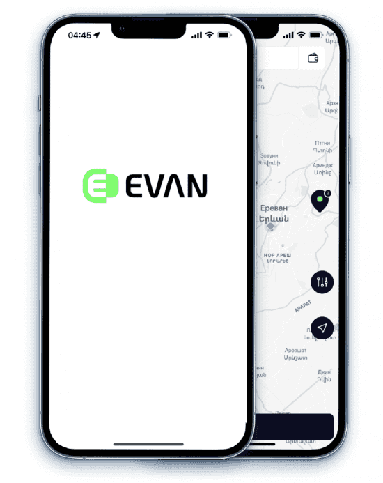 EVAN էլեկտրական մեքենաների լիցքավորման կայանների ցանց